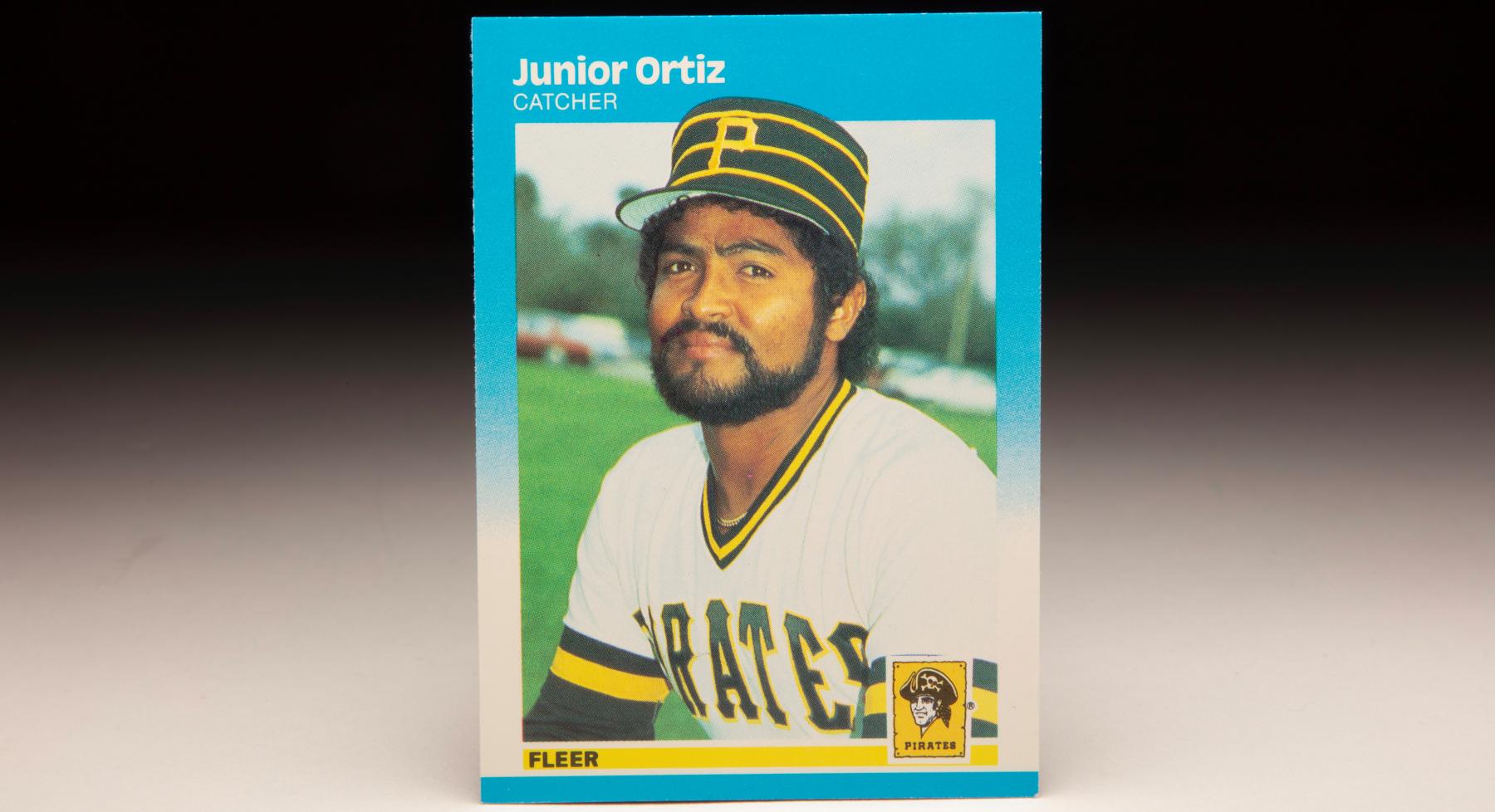 CardCorner: 1987 Fleer Junior Ortiz | Baseball Hall of Fame